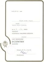 K.Z.K. – diploma – OKTV kmia verseny